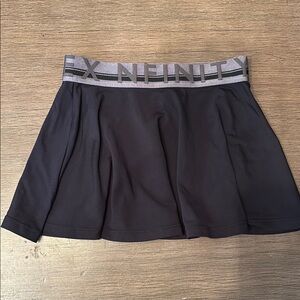 NFINITY Black Pleated Cheer Skirt